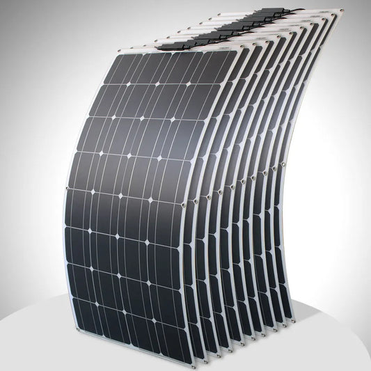 1000w flexible solar panel 12v 24v 100w monocrystalline
