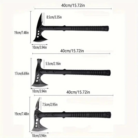 Survival Axe, Pointed Axe, Hammerhead Axe, Sharp Chili Axe, with a High Toughness Handle