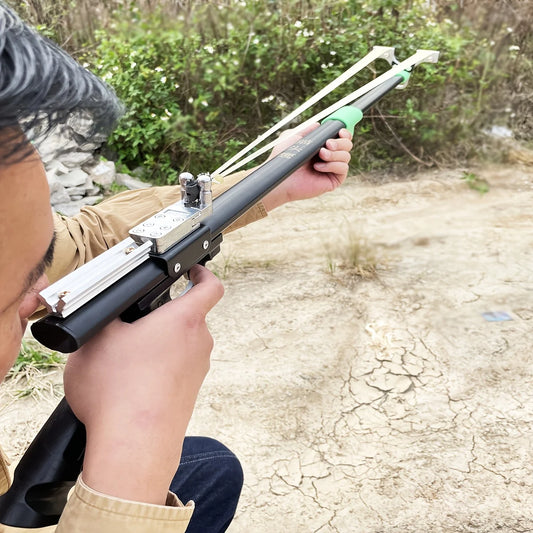 Powerful Trigger Long Rod Slingshot