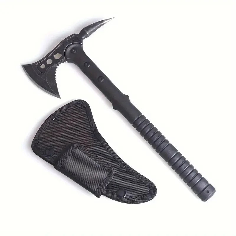 Survival Axe, Pointed Axe, Hammerhead Axe, Sharp Chili Axe, with a High Toughness Handle
