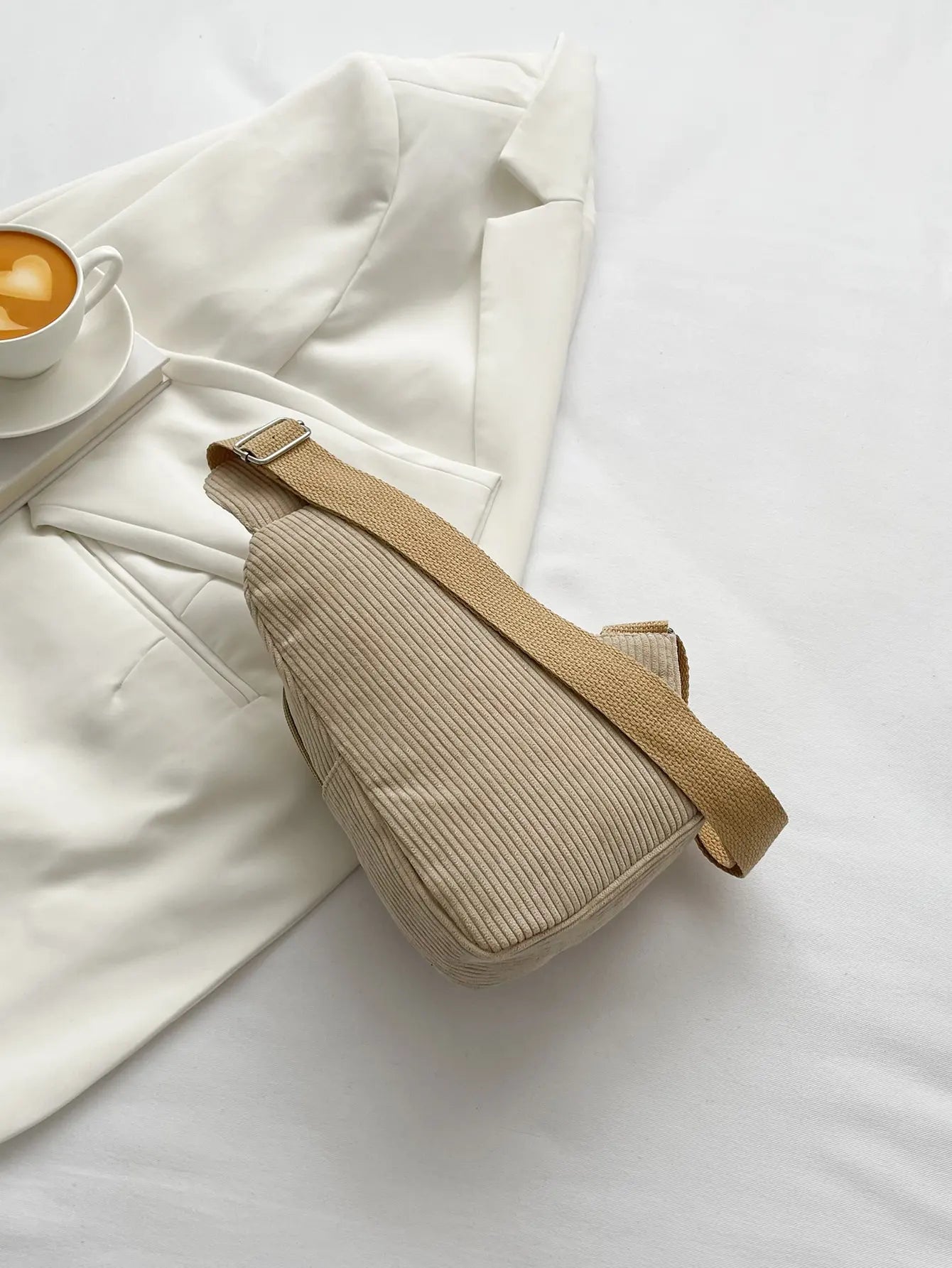 Corduroy women's Sling Bag