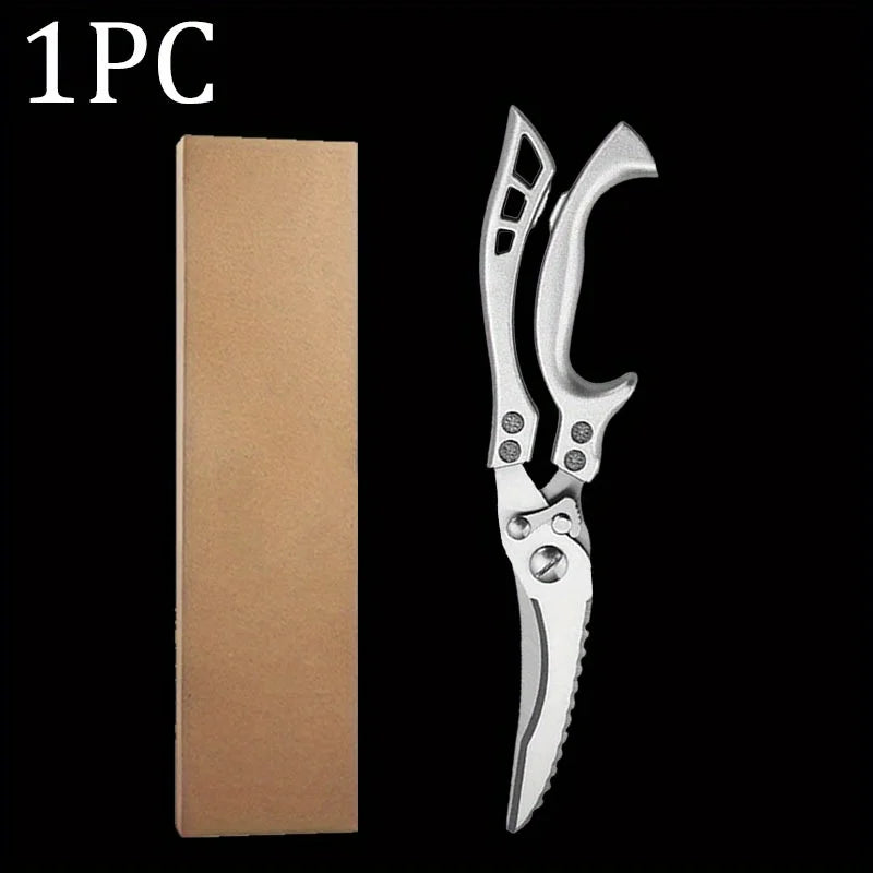 Stainless Steel Ultra-Sharp Kitchen Scissor for Meat Poultry Fish Cooking Boning Knife Tool 1 PC/3 PCS