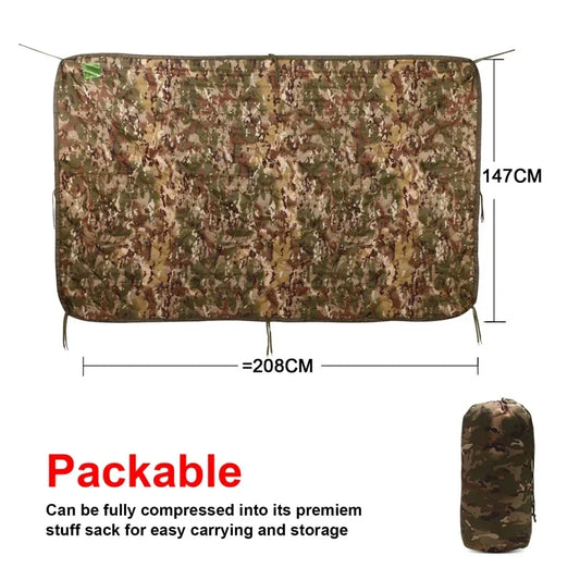CamouflageTactical Army Poncho Liner