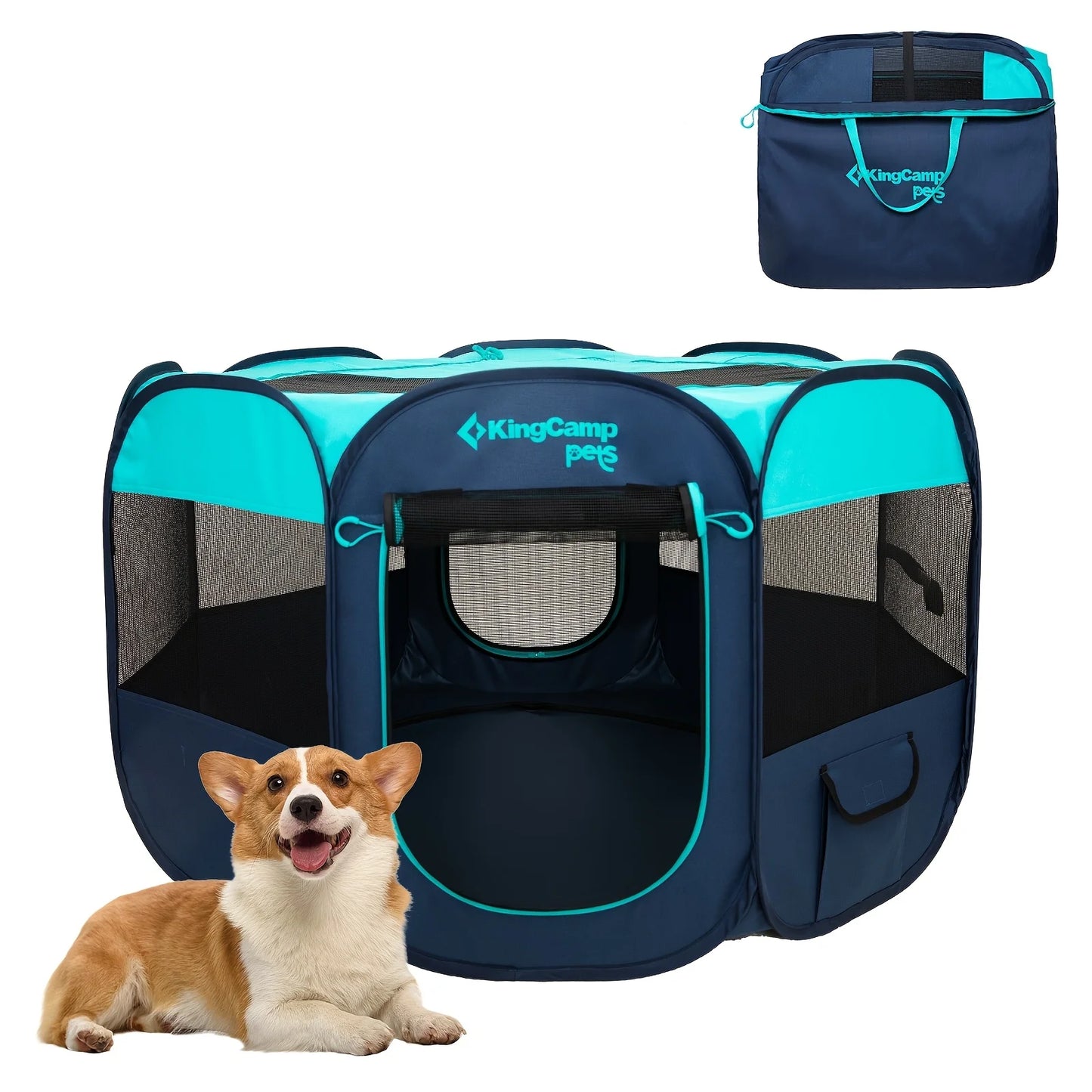 King Camp Portable Dog / Cat Playpen Cat Tent, Pet Playground Kennel
