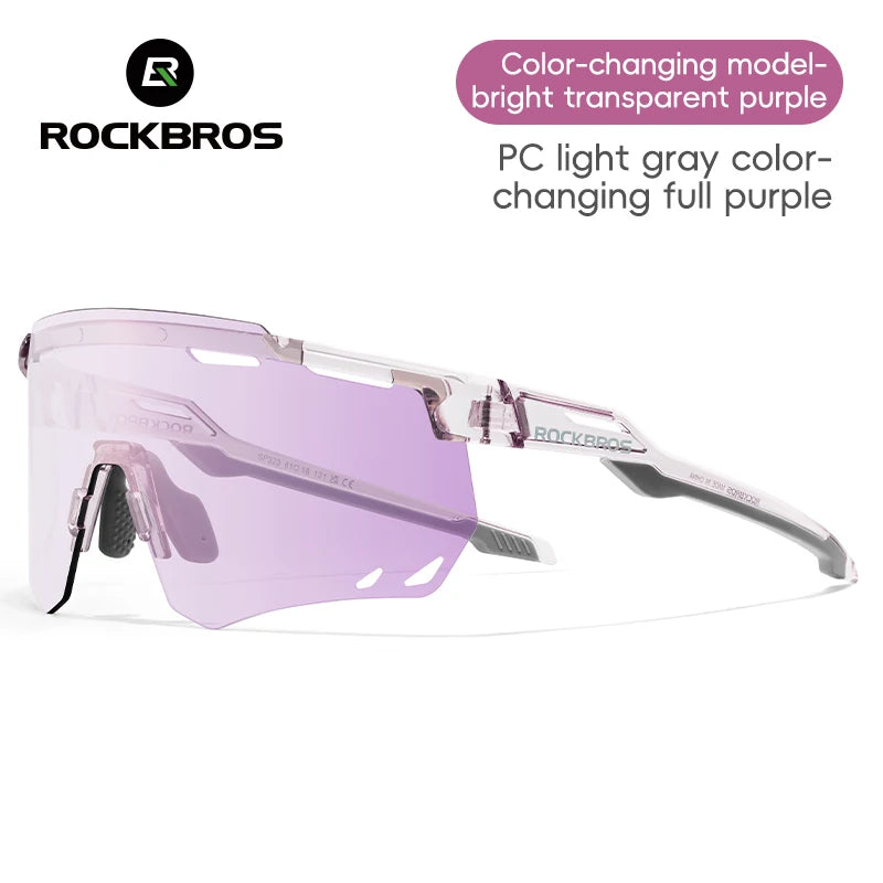 ROCKBROS Cycling Glasses MTB Road Bike Eyewear Driving Golf Goggles UV400 Sunglasses Polarized/Photochromic