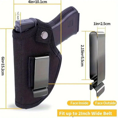 Tactical Waistband Holster for Glock 17/19/22, Right or Left Hand Draw Ambidextrous IWB/OWB Holster 2-Piece Set