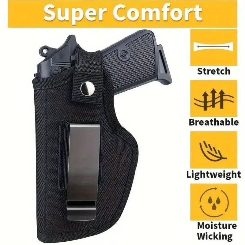 Tactical Waistband Holster for Glock 17/19/22, Right or Left Hand Draw Ambidextrous IWB/OWB Holster 2-Piece Set
