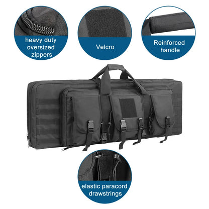 32 38 inch 81cm 97cm Rifle Bag Double Gun Case Backpack