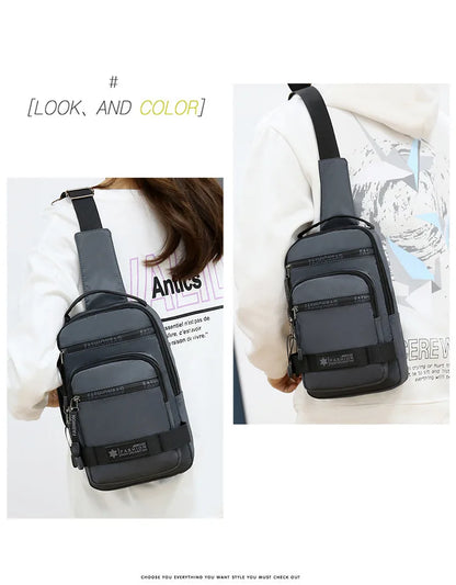 Large Capacity Chest Bag Crossbody Bag Backpack