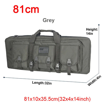 LQARMY 32 38 42 48 inch Tactical Double Rifle Case