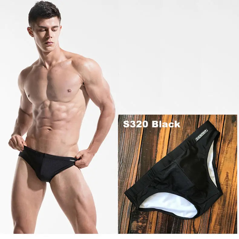 Padded Swim Briefs Desmiit Swimwear Men Swimming Trunks