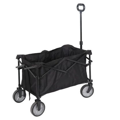 Multi-Purpose Big Bucket Cart, Black Wagon, Height 24"