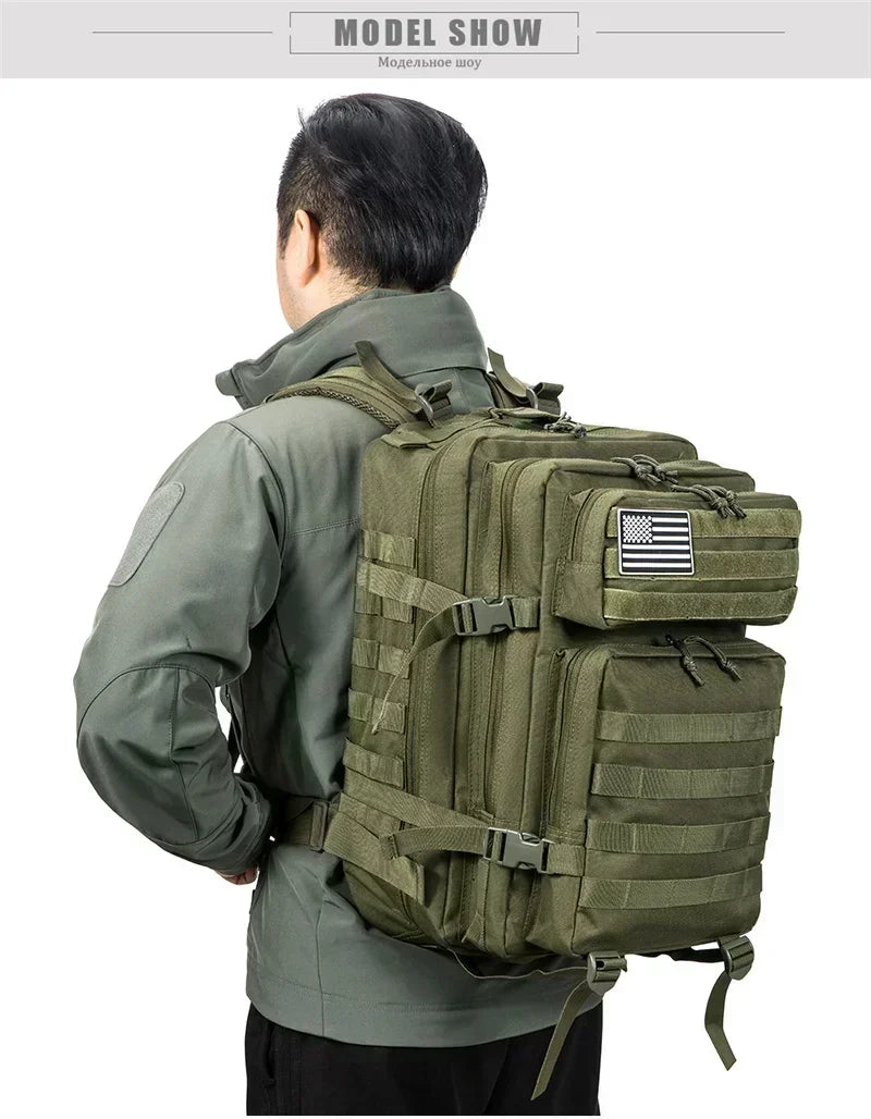 45L Hunting Large Capacity Outdoor Tactical Backpack