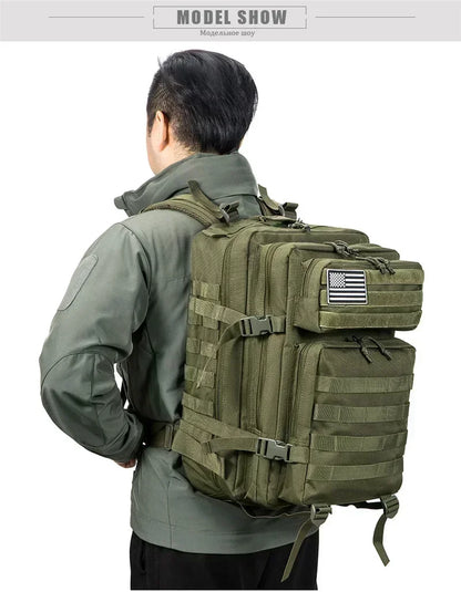 45L Hunting Large Capacity Outdoor Tactical Backpack