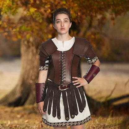 Leather Renaissance Skirt Halloween Costume