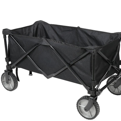 Multi-Purpose Big Bucket Cart, Black Wagon, Height 24"