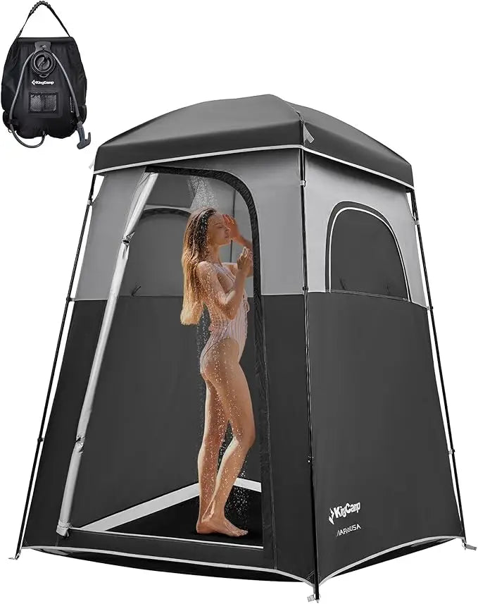 Camping Shower Tent, Portable Outdoor Privacy Toilet & Changing Shelter