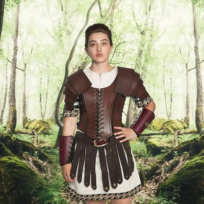 Leather Renaissance Skirt Halloween Costume