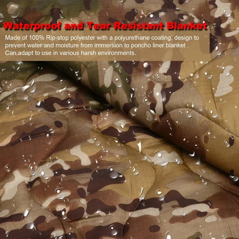 CamouflageTactical Army Poncho Liner