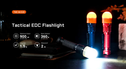 ACEBEAM TAC AA2.0 super bright EDC AA flashlight