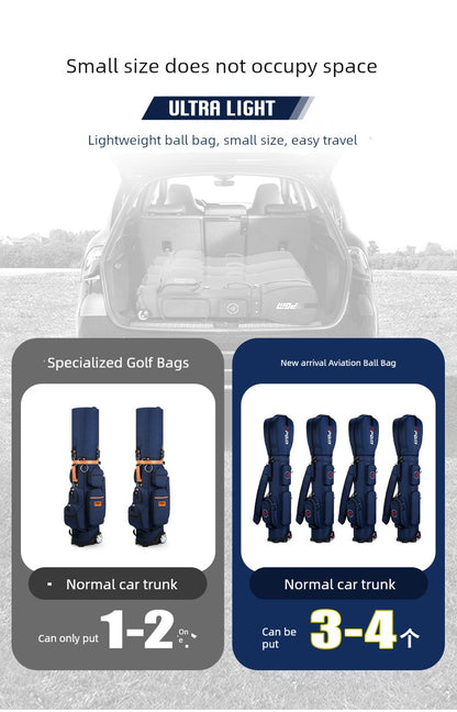PGM Men's and Women's Lightweight Golf Bag with Pulley