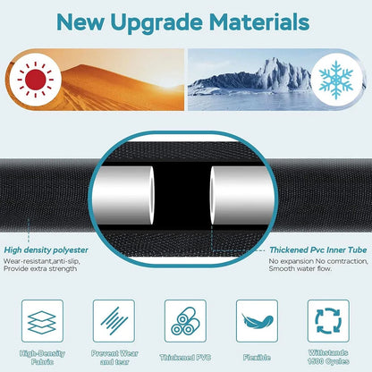 Non-Expandable Garden Water Hose Kink Free Lightweight 50/100ft