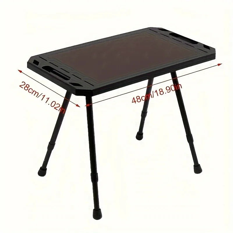 Folding Aluminum Adjustable Height Table