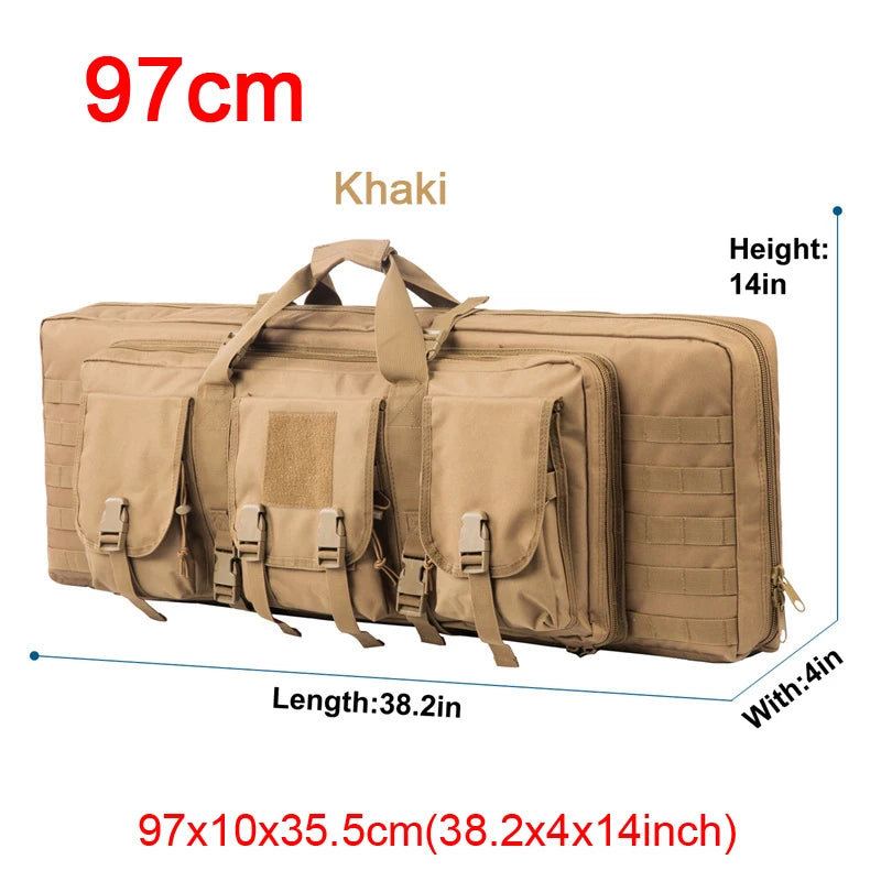 32 38 inch 81cm 97cm Rifle Bag Double Gun Case Backpack