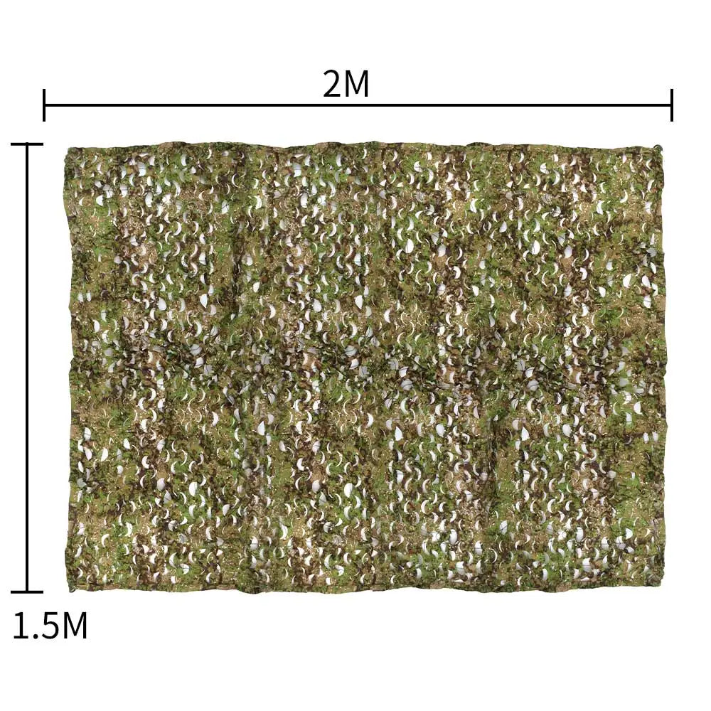 1.5x2m Outdoor Tactical Camouflage Net, Shading Net