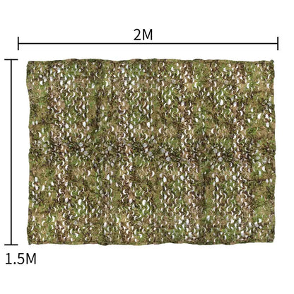 1.5x2m Outdoor Tactical Camouflage Net, Shading Net