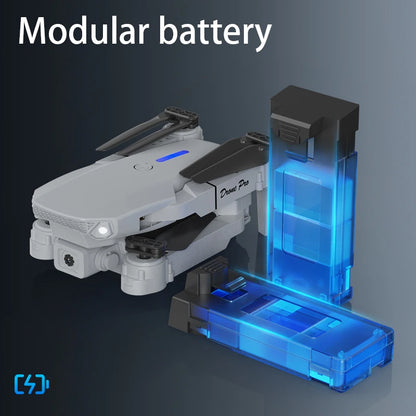 E88 Pro RC Drone 8K Professional with 1080P Wide Angle HD Camera