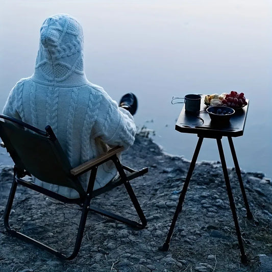 Folding Aluminum Adjustable Height Table