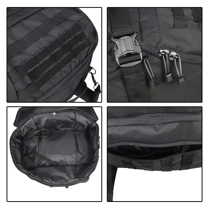 LQARMY 60L 80L Camping Bag Tactical Backpack Molle