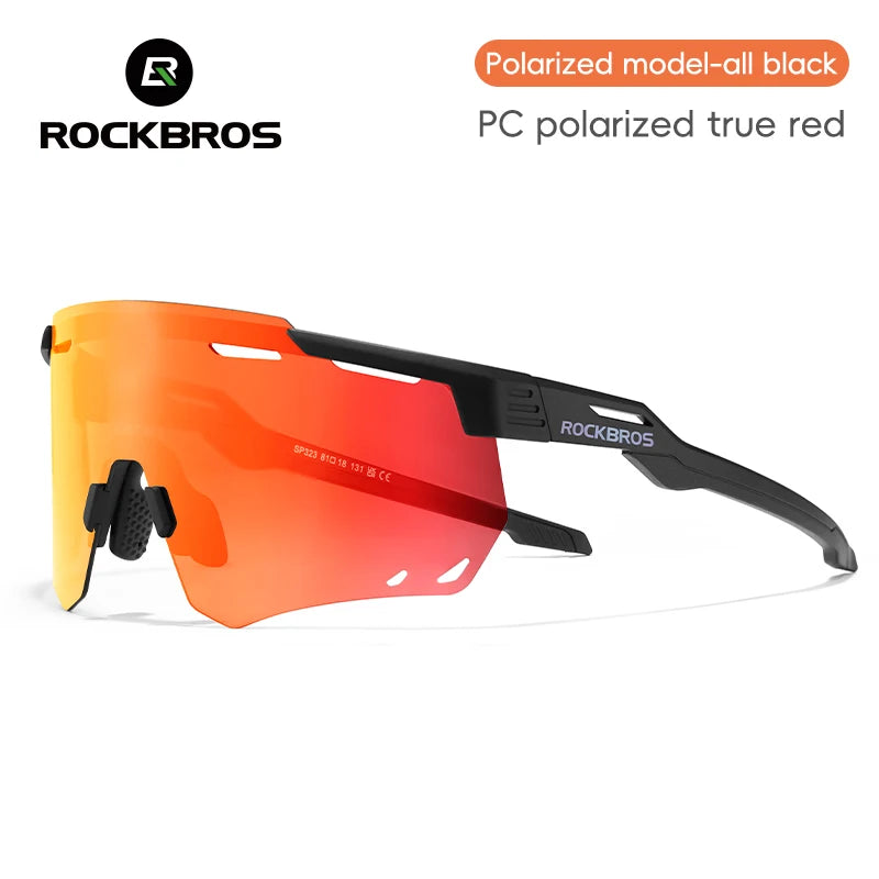 ROCKBROS Cycling Glasses MTB Road Bike Eyewear Driving Golf Goggles UV400 Sunglasses Polarized/Photochromic