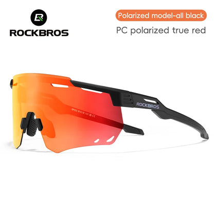 ROCKBROS Cycling Glasses MTB Road Bike Eyewear Driving Golf Goggles UV400 Sunglasses Polarized/Photochromic
