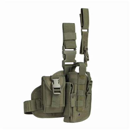 Tactical Leg Gun Holster Multi-function Camouflage Tied Leg Phone Pocket