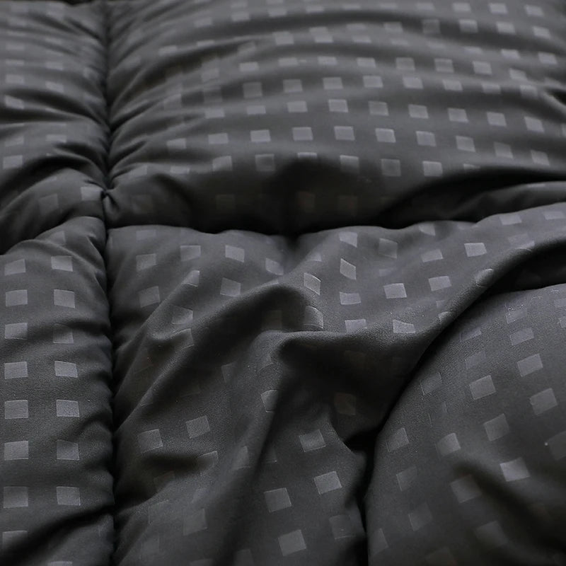 Mattress Topper Twin Full Queen King Dark Grey White