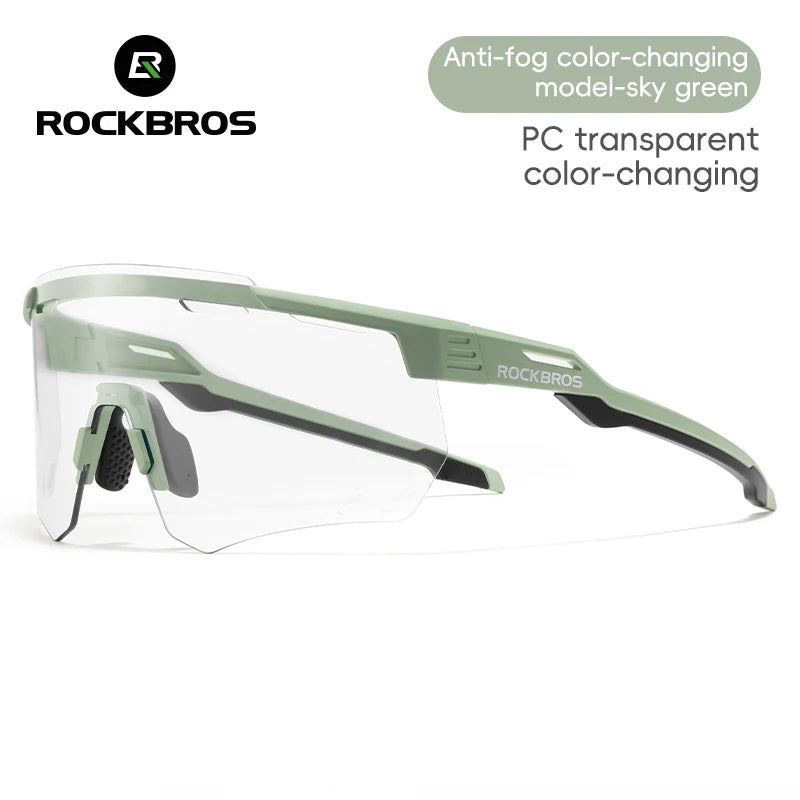 ROCKBROS Cycling Glasses MTB Road Bike Eyewear Driving Golf Goggles UV400 Sunglasses Polarized/Photochromic
