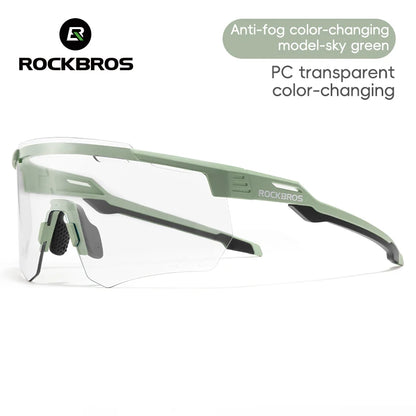 ROCKBROS Cycling Glasses MTB Road Bike Eyewear Driving Golf Goggles UV400 Sunglasses Polarized/Photochromic