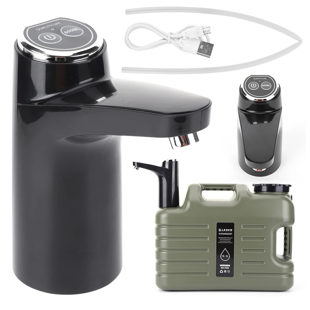 Mini Water Pump for Camping with Water Tank