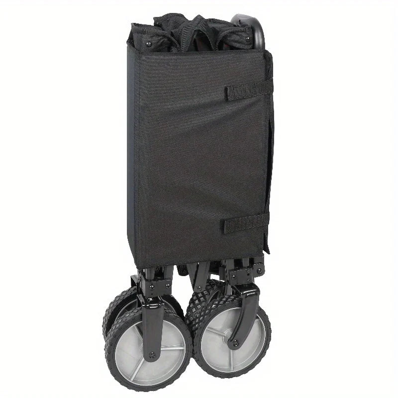 Multi-Purpose Big Bucket Cart, Black Wagon, Height 24"