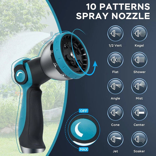 Non-Expandable Garden Water Hose Kink Free Lightweight 50/100ft