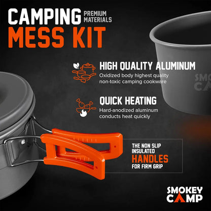 Camping Cookware Mess Kit