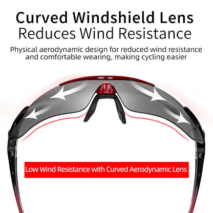 ROCKBROS Polarized Cycling Glasses 5 Lens May take  3 weeks shipping time