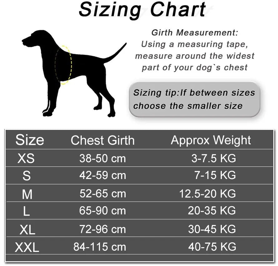 Dog Harness Adjustable Pet Vest Reflective Breathable