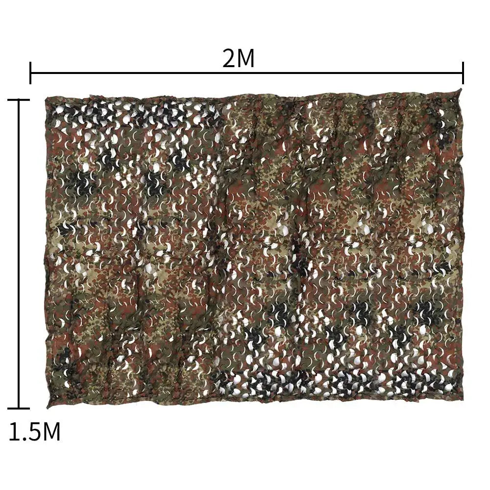 1.5x2m Outdoor Tactical Camouflage Net, Shading Net