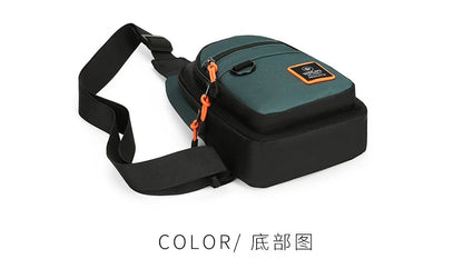Men's Chest Bag Handbag Lightweight Oxford Fabric Crossbody Shoulder Bag Stylish Casual Men's Waist Packs Male Chest Bag