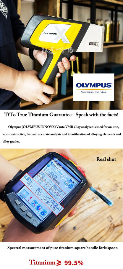 Rainbow Colored Titanium Spoons & Forks