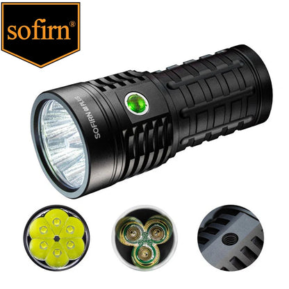 Sofirn Q8 Plus Super Powerful LED Flashlight 16000lm USB C Rechargeable 21700 Anduril 2.0 Torch XHP50B Reverse Charging