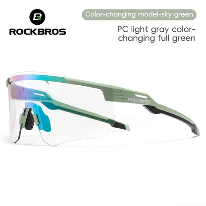ROCKBROS Cycling Glasses MTB Road Bike Eyewear Driving Golf Goggles UV400 Sunglasses Polarized/Photochromic